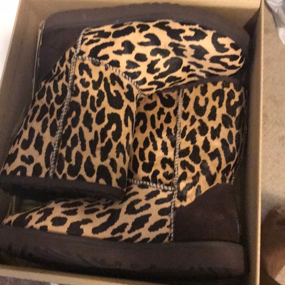 Leopard print UGGs